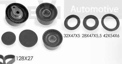 TREVI AUTOMOTIVE kd1245s1 -  Комплект ремня ГРМ